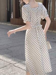 Women Long Dresses - White - View 4