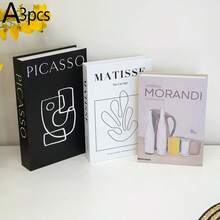 1/2/3pcs Modern Minimalist Style Fake Books Folding Props Bookshelf Soft Decor Book Sample Room Display Ornaments Simulated Books Decorative Bookends - Decor Book - View 11