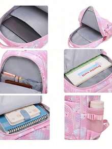 Capybara Relaxed Backpack,Offered In Several Colors, It Includes Multiple Pockets For Plenty Of Storage And Showcases A Cute Capybara Design. Perfect For Holiday Presents, Shopping, - Multicolor - View 4