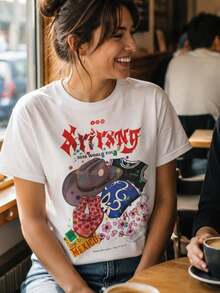 Women T-Shirts - White - View 1