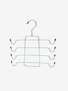 1pc/2pcs Multi-Layer Stainless Steel Folding Drying Rack, 4-Tier/8-Tier Multifunctional Non-Slip Underwear Storage Hanger, Suitable For Drying And Storing Bras, Camisoles, Small Space Storage Solution, Great Holiday Gift - Multicolor - View 9