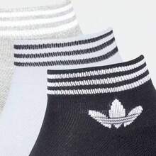 Adidas Originals Fashion Minimalist Casual Daily Wear Trefoil Pattern Printed Short Socks Unisex 3 Pairs HC9550 - HC9550 - View 5