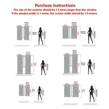 2pcs Modern Black And Red Color Block Curtains - Stylish Grommet Top Design, Sheer Curtains, Machine Washable Polyester, Suitable For Living Room, Bedroom, Kitchen, Curtain, Sheer - Multicolor - View 4