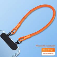 Adjustable Wrist Phone Lanyard, 360° Anti-Tangle Universal Phone Lanyard, 2026 New Model With Fixed Fabric Clip Anti-Loss Anti-Drop Self-Locking Rope, Suitable For Outdoor Hiking, Travel, Sports Phone Accessories, Smartphone Accessories - Multi-color - Double Earring Wristband - View 14