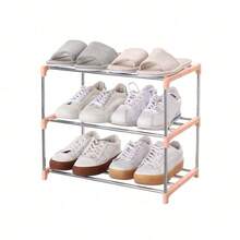 3-Tier Stackable Small Shoe Rack, Space-Saving For Entryway, Hallway And Closet, Perfect For Shoe Storage And Organization. - Multicolor - View 9
