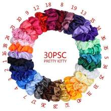 40/30/20pcs/Set Multi-Color Minimalist Satin Headbands, Including Various Colors, Achieving An Ultimate Atmosphere, Low-Key And Elegant, Sweet And Soft, Full Of Vitality And Casual, Minimalist Style Fashion Hair Accessories - Suitable For Girls And Teenagers To Wear, Perfect For Daily Wear, School, Vacation, Commuting, Photography And Other Occasions. - Multicolor - View 7