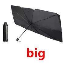 Summer Car Sun Shade Umbrella, Anti-UV Titanium Silver Sunshade, Windshield Sunshade Board For Car Interior, Heat Insulation And Light Blocking Sunshade Mat, Car Sun Umbrella - A - View 14