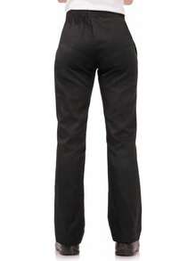 Chef Works Pantalones de Chef Holgados Esenciales Pantalones de Cocinero para Mujer - Marca pequeña - Ver 2