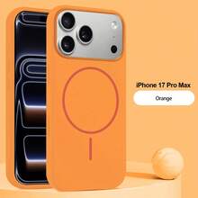 Phone Case: Compatible With IPhone 17 16 15 14 13 12 11 Pro Max Series, Simple And Modern Liquid Silicone Case With Magnetic Suction, Shockproof Protective Case In Macaron Color. - 圖片色1pcs - 查看 5