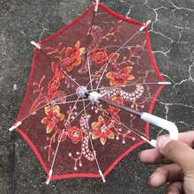 1件裝 40cm迷你蕾絲刺繡傘 手工傘 舞台表演裝飾道具傘 舞蹈傘 - 多色 - 查看 10