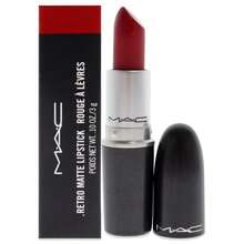 MAC Retro Matte Lipstick Ruby Woo, 1 Count, Multicolor, 0.10 Ounce - Classic Red - View 1