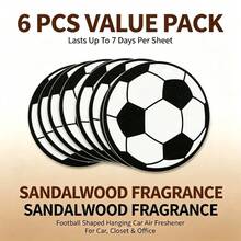 Unique Football Design, Classic Black & White Patterns, Perfect Gift For Sports Fans, Exquisite Rearview Mirror Pendant - -- - 查看 20