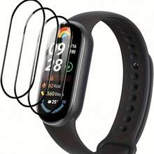 Band 10 Screen Protector 3pcs/Pack + Scraper, Compatible With Xiaomi Band 10 3D Curved Composite Material Full Coverage Soft Film (Non-Glass), Band Watch Film, Anti-Drop, Wear-Resistant, Anti-Scratch, Holiday Gift, High Definition Transparent Composite Soft Film Protects Watch Screen, Easy To Install. - 3pack for MI Band10 - View 8