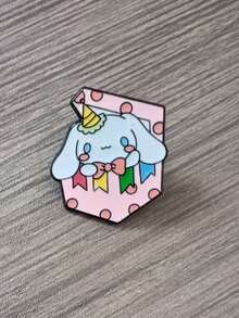 SANRIO 1件可愛卡通胸針，金屬徽章，柔軟甜美貓咪合金胸針，包包配件針 - 彩色 - 查看 13