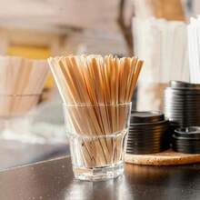 Coffee Stir Sticks 14 Cm/5.5 Inches Disposable Beverage Stir Sticks, Round-Headed Design, Suitable For Coffee, Tea, Hot Chocolate, Coffee Bar Supplies, Hot And Cold Drinks, Coffee Bar Accessories. - Multicolor - View 8