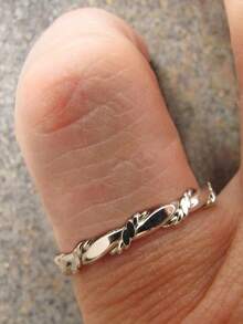 1 pieza Anillo hermoso, adecuado para que las mujeres lo usen, adecuado para boda, compromiso, fiesta de aniversario, regalo del Día de San Valentín - 1# - Ver 2