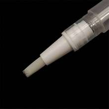 3ml Transparent Rotating Pen, Empty Nail Polish Pen With Brush, Cosmetic Lip Gloss Container Applicator - Clear - View 8