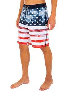 Hurley Mens Patriot Cheers 20" Board Shorts - White - View 4
