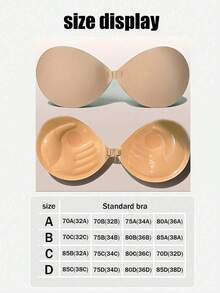Palm Support Adhesive Bra, Invisible Lifting Adhesive Bra, Reusable Strapless Bra - Multicolor - View 9