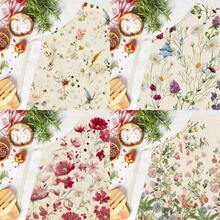 1pc Watercolor Wildflower Print Apron - Sleeveless Design, Durable And Comfortable Fit, With Mori Style Pastel Pastoral Pattern, Suitable For Cooking, Baking And Home Cleaning, Household Cleaning, Housework Apron, Home Uniform, Hand-Painted Handmade Gardening Apron, Fun Holiday Gift - Multicolor - View 6