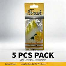 Car Air Freshener Natural Scented Tea Paper Auto Hanging Vanilla Perfume Fragrance Leaf Shape Car Accessories Interior - Gresh - View 8