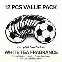 Unique Football Design, Classic Black & White Patterns, Perfect Gift For Sports Fans, Exquisite Rearview Mirror Pendant - -- - 查看 25