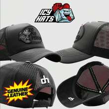 Gorra Trucker DH YNP con Bordado, Estilo Streetwear Americano, Gorra de Malla Ajustable Unisex - Negro - Ver 1