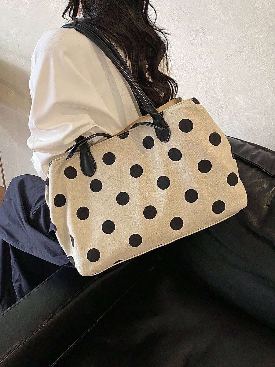 Dedoo Minimalist Large Capacity Women's Shoulder Handbag, Textured Surface, Adjustable Strap, Suitable For Daily Commute And Back To School Season
