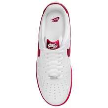 Nike Air Force 1 Low '07 Men's Casual Shoes White/Mtlc Silver/Team Red FJ4146-131 | Court-To-Street Style, Iconic Silhouette - 紅白色 - 查看 4