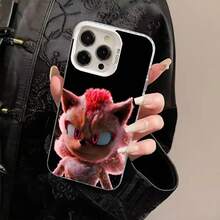 IMD Cartoon Design Phone Case, S-Sonics Style, For IPhone 16 15 14 13 12 11 Pro Max Plus, Silver, Protective - Z3 - View 7