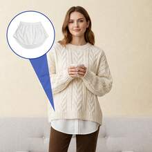 2 /1pc Chiffon Shirt Extender For Women,Adjustable Half Underskirt ,Removable Layering Mini Skirt, Layering Half Slip Clothing Accessories - Khaki - View 8