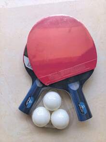 A10 Tischtennis-Schläger-Set aus Vollholz, Einsteiger-Tischtennis-Schläger, geeignet für tägliches Schultraining - A - Übersicht 13