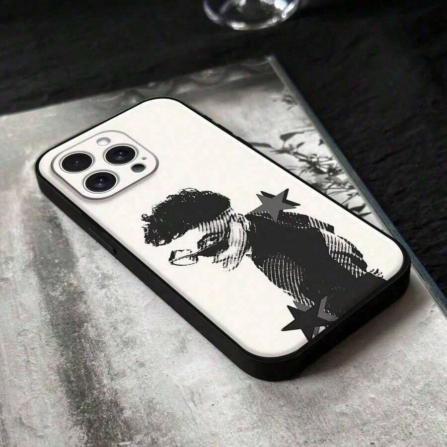 Funda de Celular 2026 Juvenil y ModernaSinger R-Rauw Alejandro Phone 16 15 11 13 14 Pro 8 Plus X Xr Xs 12mini Black Cover Case2025.Descuento por Tiempo Limitado, Artículos Promocionales, Fundas para Teléfonoás Vendidas, 17 Fundas, Decoración Navideña - Z1 - Ver 1