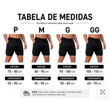 Men's 2-In-1 Running Shorts With Cell Phone Pocket For Training, Gym, Fitness, Comfortable, Quick-Drying - White - View 6