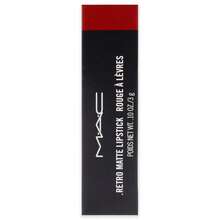 MAC Retro Matte Lipstick Ruby Woo, 1 Count, Multicolor, 0.10 Ounce - Classic Red - View 2