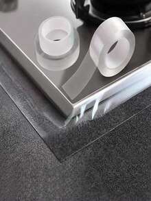 1 Roll 5m Transparent Waterproof Sealing Tape, Suitable For Kitchen Countertop And Stove, Self-Adhesive Transparent Sealing Strip, Used For Sink Gaps, Oil-Resistant Rental-Friendly Edge Protection Strip - Multiple Styles and Colors - View 6