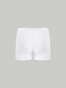 Norcotton 10pcs/Pack Men's Nylon Mesh White Long Boxer Briefs - White - View 3