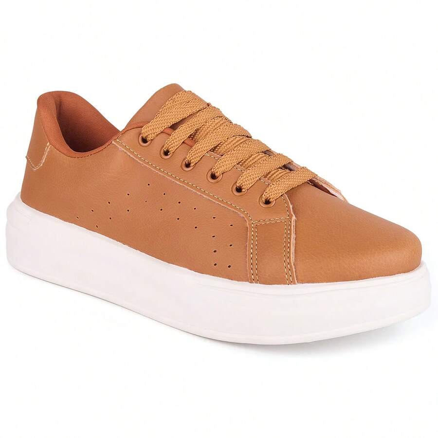 Tenis Feminino Estiloso Retrô Recortes Academia Confortável Dia a Dia Leve Conforto Original Moda Casual