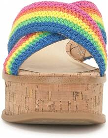 Jessica Simpson Womens Ediza Platform Sandal - Multi - View 2