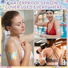 1 Set - 4/8/32pcs CGM Sensor Protective Tape Butterfly Shaped Stickers, Waterproof, Sweat-Resistant, Pre-Cut, Flexible, Breathable, Durable, Portable, Suitable For Sports And Daily Use, Fun Design, Charming Butterfly Pattern - Multicolor - View 5