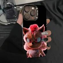 IMD Cartoon Design Phone Case, S-Sonics Style, For IPhone 16 15 14 13 12 11 Pro Max Plus, Silver, Protective - Z3 - View 2