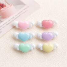 10/30/50pcs Cute Mini Shiny Resin Music Notes, Multi-Color, Flat Back Suitable For DIY Scrapbooking And Jewelry Crafts, Resin, Colorful, Scrapbooking, Jewelry Making, Handicrafts - Random Colors - Multicolor - View 15