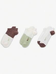 Nike Genuine New Women's Training Knit Low-Cut Sports Socks 3-Pack CV2964-921 - CV2964-921 - View 2