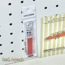 4-Color Ballpoint Pen (Black, Blue, Red, Green), Equipped With High-Quality Pen Tips, Smooth Writing, Perfect For Writing, Marking And Note-Taking, Ideal For Office And Study Use - Laser Version - View 16