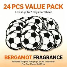 Unique Football Design, Classic Black & White Patterns, Perfect Gift For Sports Fans, Exquisite Rearview Mirror Pendant - -- - 查看 19