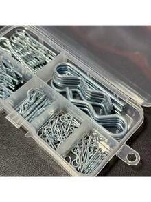 130pcs Cotter Pin Set, Includes Multiple Sizes Of Heavy Duty R-Type Clips, 6 Sizes Available, Suitable For Fixing Trailers, Lawn Mowers, Trucks, Etc., Father's Day Gift - Multiple Styles - View 3