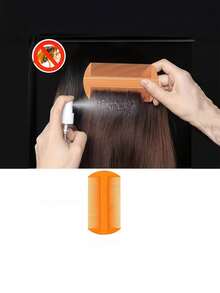 1pc Ultra-Fine Dense Adult Comb, Removes Dandruff And Thickens Hair, Durable Home Use Ultra-Fine Dense Flea Comb - Multicolor - View 2