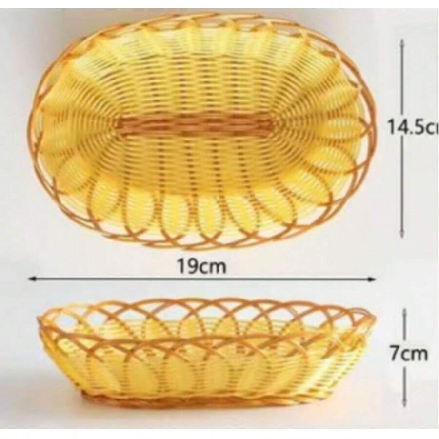 Cesta para aperitivos de 19 x 14,5 x 7 cm - Naranja - Ver 1