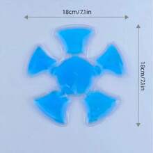 1/2pcs Reusable Helmet And Hat Cooling Gel Packs - Portable Head Cooling Pads, Plastic Material, Suitable For Sports, Outdoor Activities And Summer Sun Protection, Summer Cooling, Beach, Travel - Multicolor - View 5