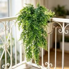Artificial Greenery, UV-Resistant Artificial Evergreen Vines - Artificial Hanging Fern Plants, Home Decor, Outdoor Decor, Kitchen Supplies, Artificial Plants, Suitable For Indoor And Outdoor Decoration, Gathering Wall Art, Patio Porch Greening, Indoor Greening Decoration, Decorative Leaves, Realistic Leaves - Green - View 3